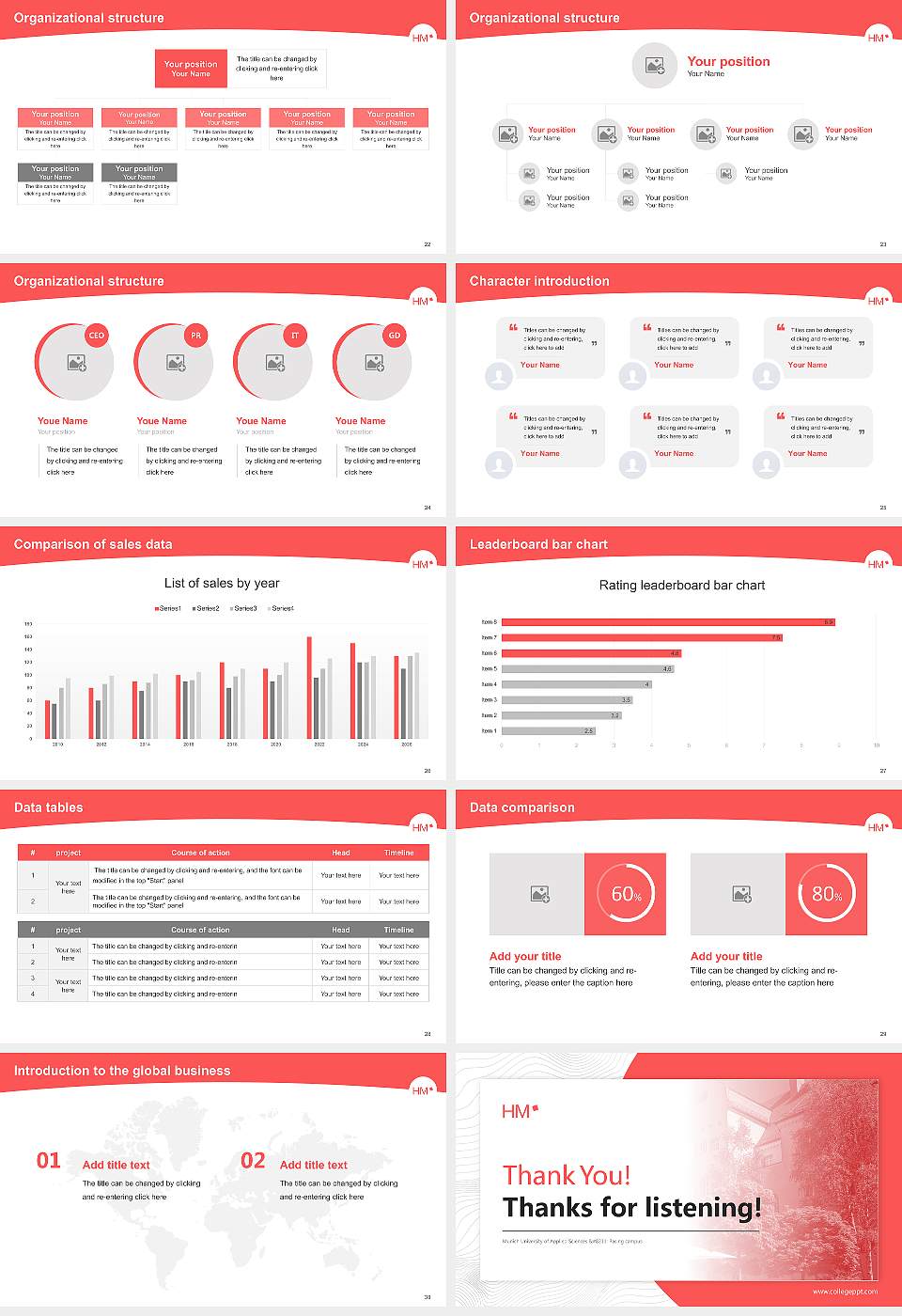 Munich University of Applied Sciences – Pasing campus Academic Presentation/Research Findings Report PPT Template16:9 ratio PPT effect preview image4
