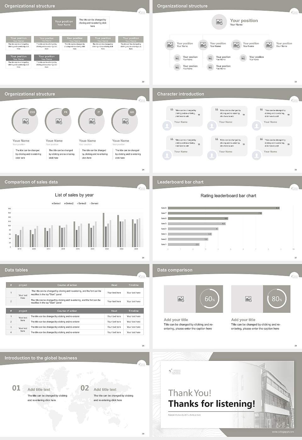 Protestant University of Church Music Halle Academic Presentation/Research Findings Report PPT Template16:9 ratio PPT effect preview image4