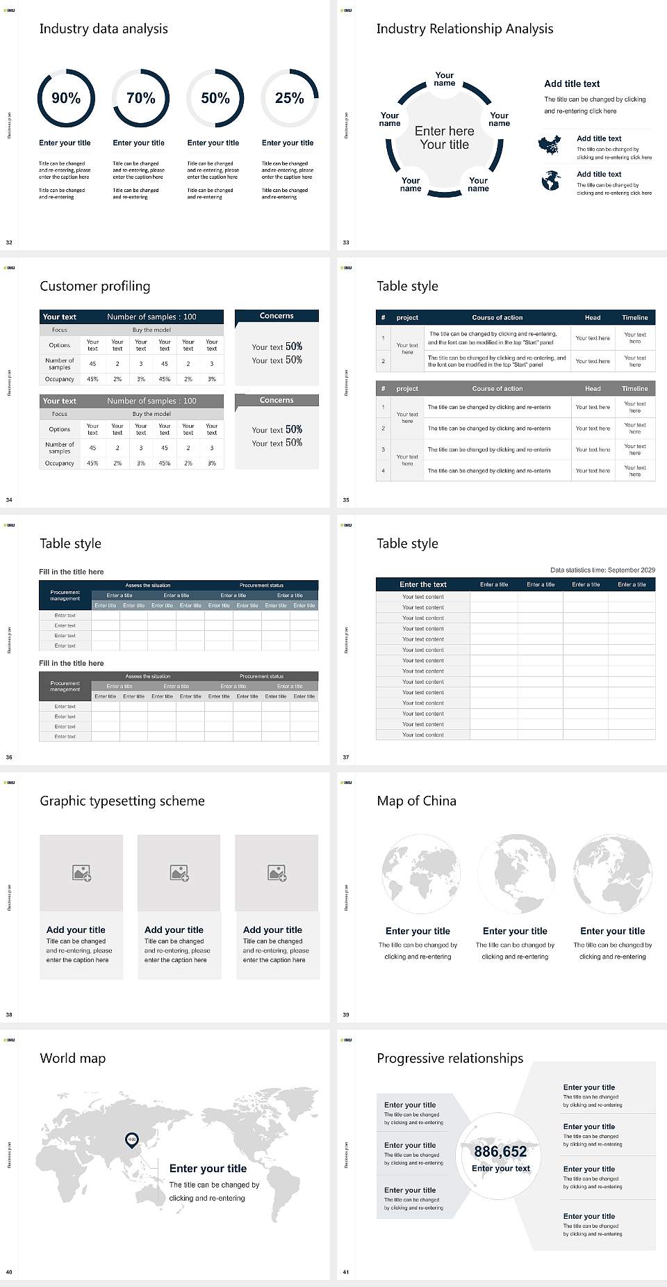 INU – Innovative University of Applied Sciences Competition/Entrepreneurship Contest PPT Template4:3 ratio PPT effect preview image5