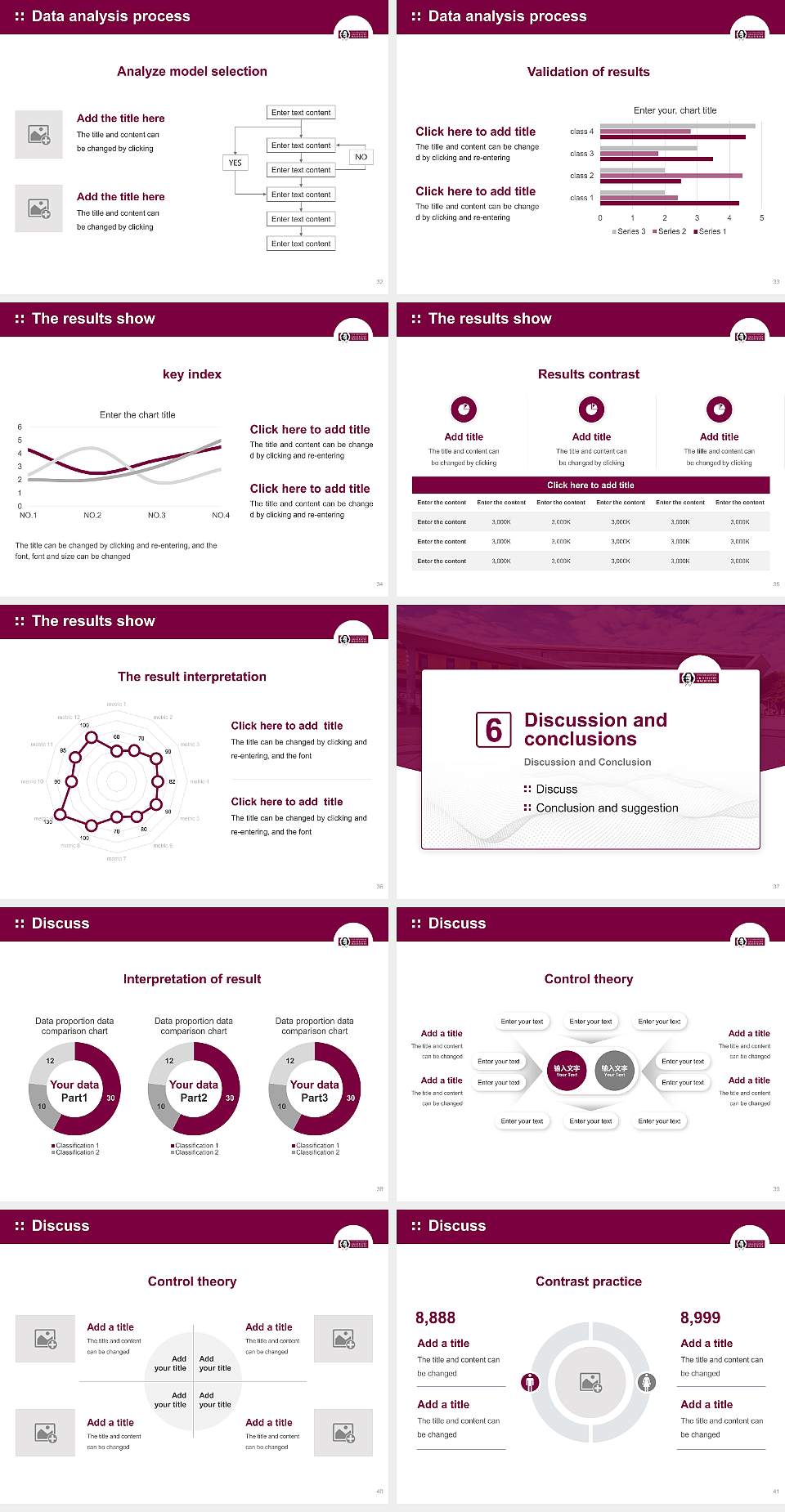 Otto von Guericke University Magdeburg Graduation Thesis Defense PPT Template4:3 ratio PPT effect preview image5