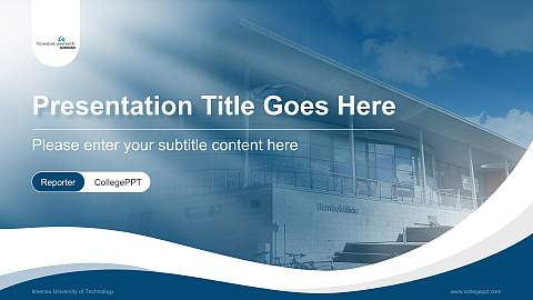 Ilmenau University of Technology Lecture Sharing and Networking Event PPT Template