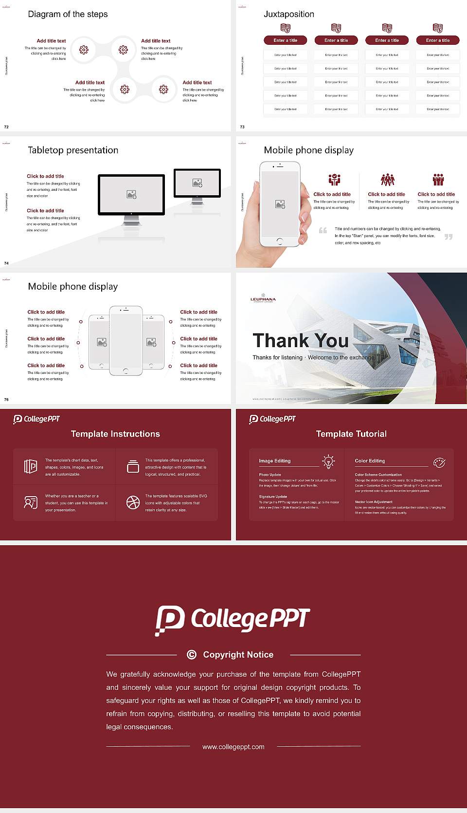 Leuphana University of Lüneburg Competition/Entrepreneurship Contest PPT Template16:9 ratio PPT effect preview image9