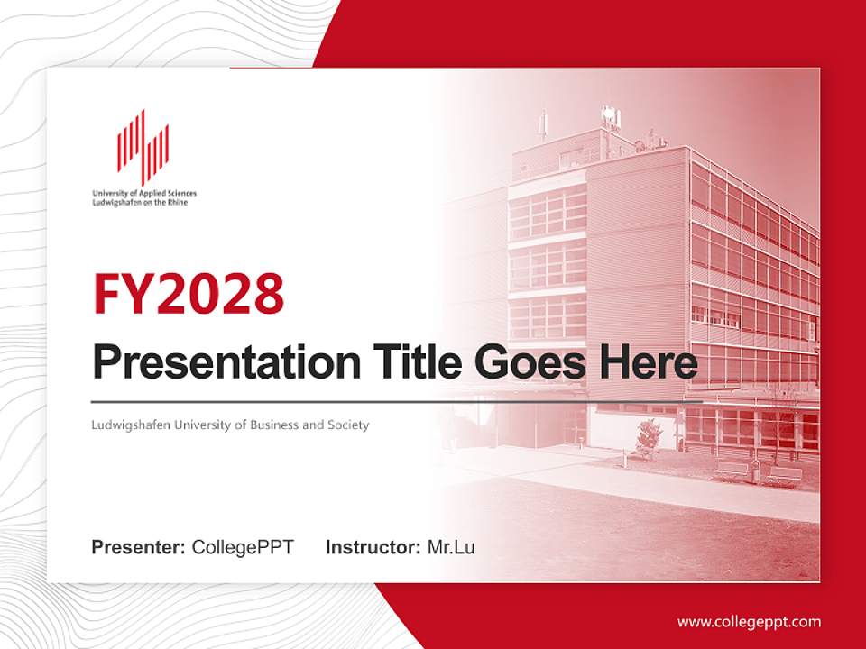 Ludwigshafen University of Business and Society Academic Presentation/Research Findings Report PPT Template4:3 ratio PPT effect preview image5