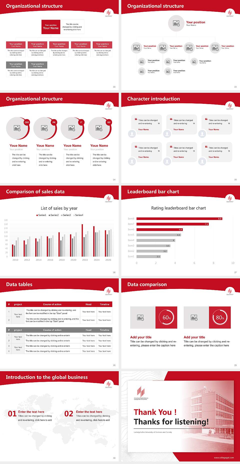 Ludwigshafen University of Business and Society Academic Presentation/Research Findings Report PPT Template4:3 ratio PPT effect preview image4