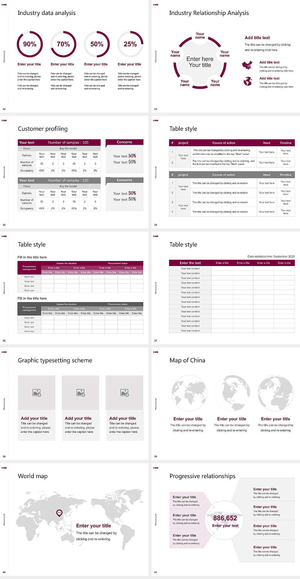 Otto von Guericke University Magdeburg Competition/Entrepreneurship Contest PPT Template4:3 ratio PPT effect preview image5