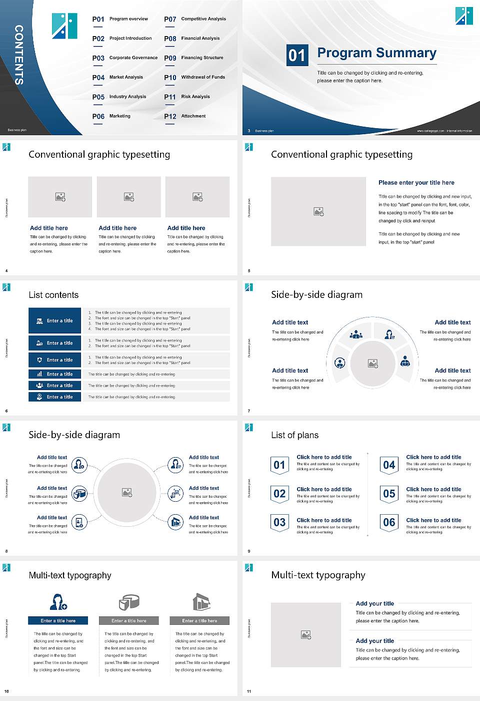 Koblenz University of Applied Sciences Competition/Entrepreneurship Contest PPT Template16:9 ratio PPT effect preview image2