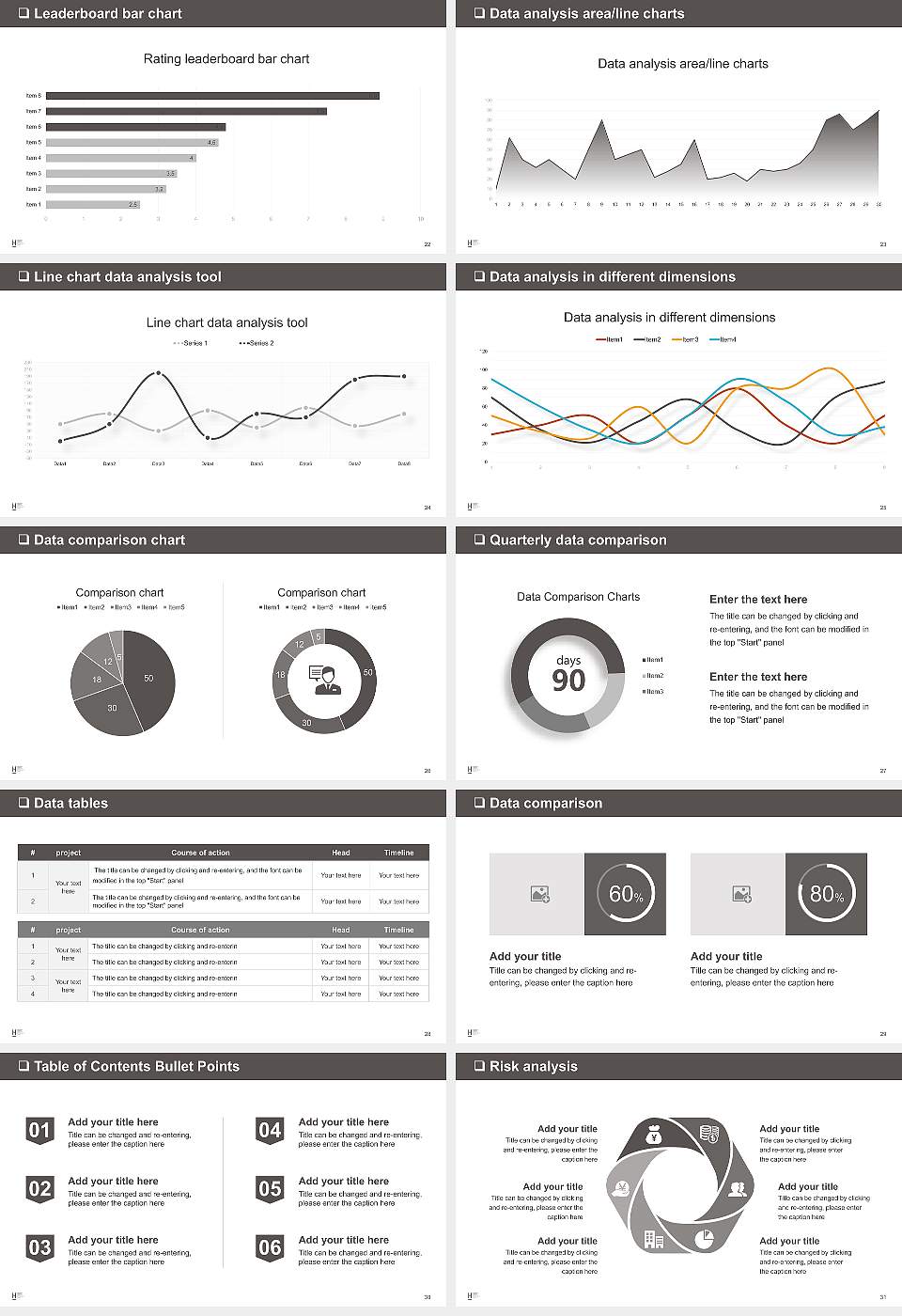 Hannover University of Applied Sciences and Arts General PPT Template16:9 ratio PPT effect preview image4