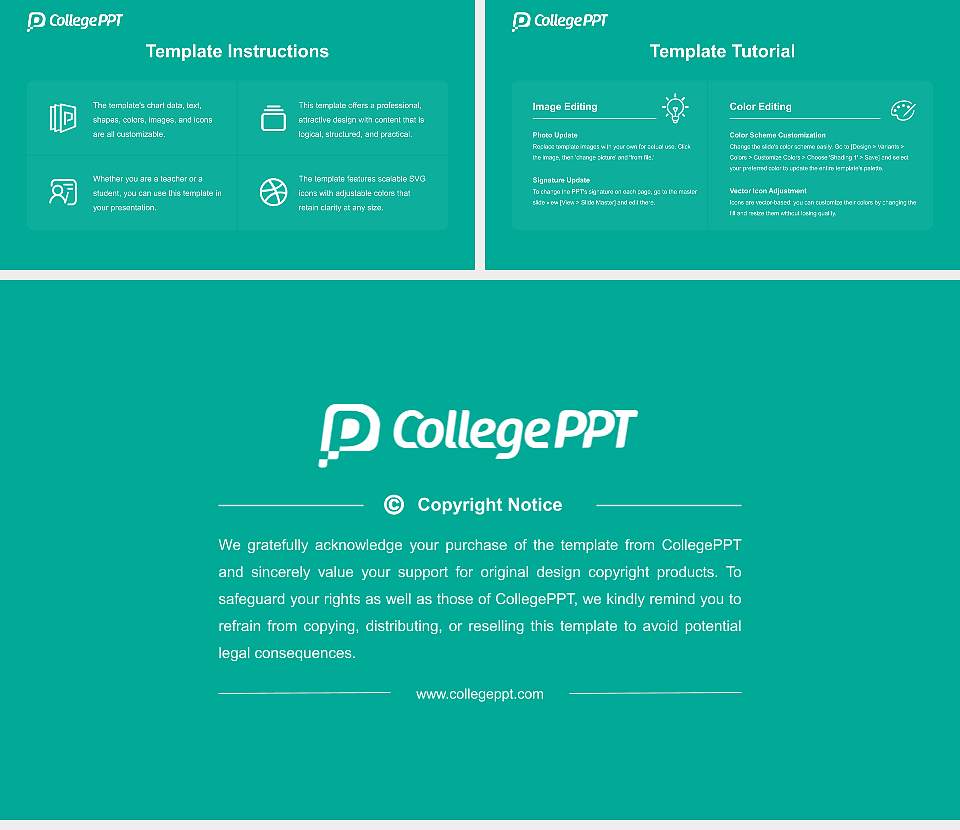 Church University of Wuppertal Course/Courseware Creation PPT Template16:9 ratio PPT effect preview image5