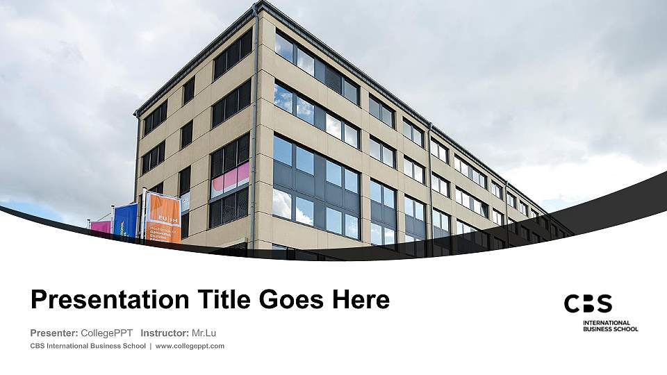 CBS International Business School Course/Courseware Creation PPT Template16:9 ratio PPT effect preview image