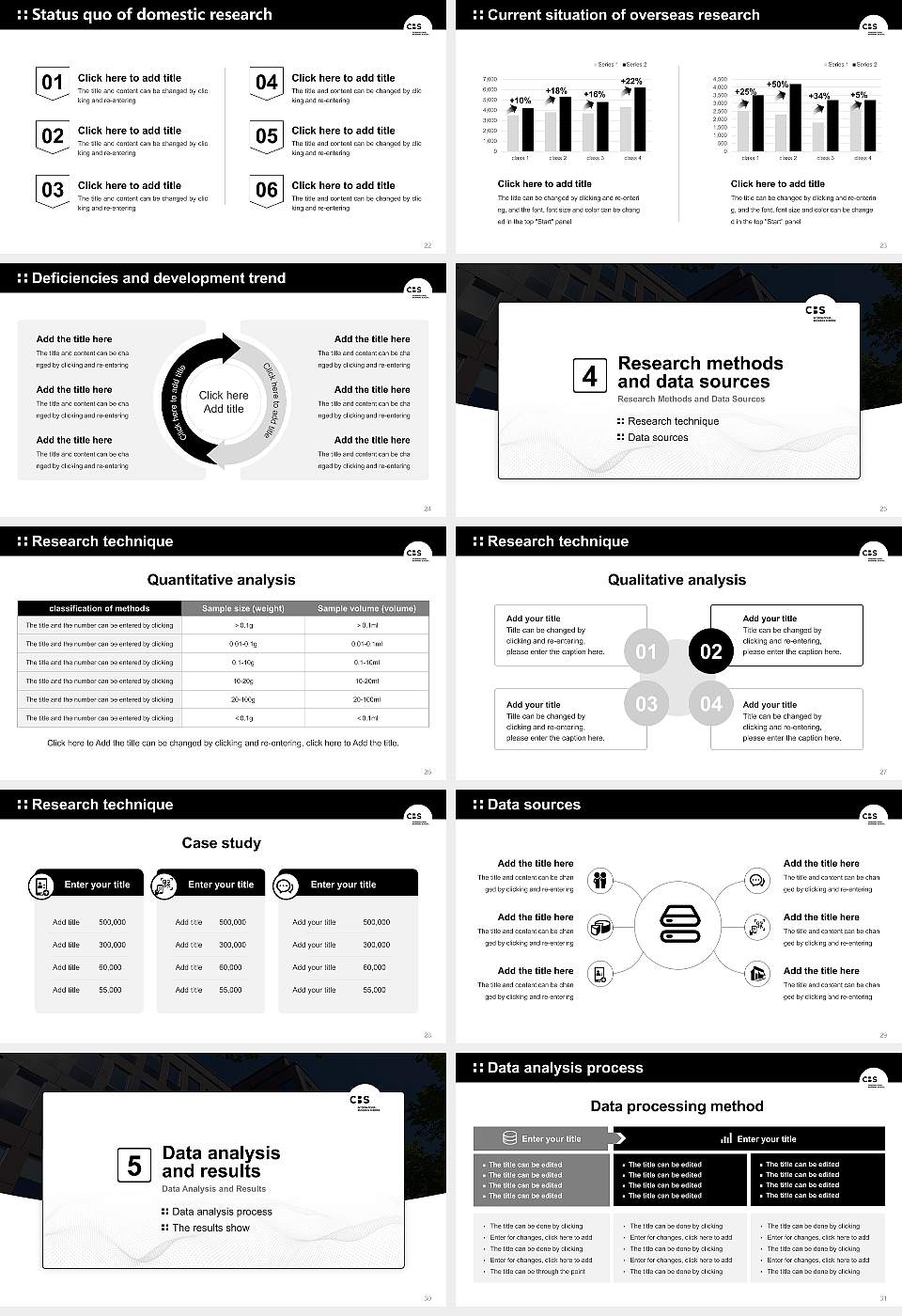 CBS International Business School – Hamburg campus Graduation Thesis Defense PPT Template16:9 ratio PPT effect preview image4