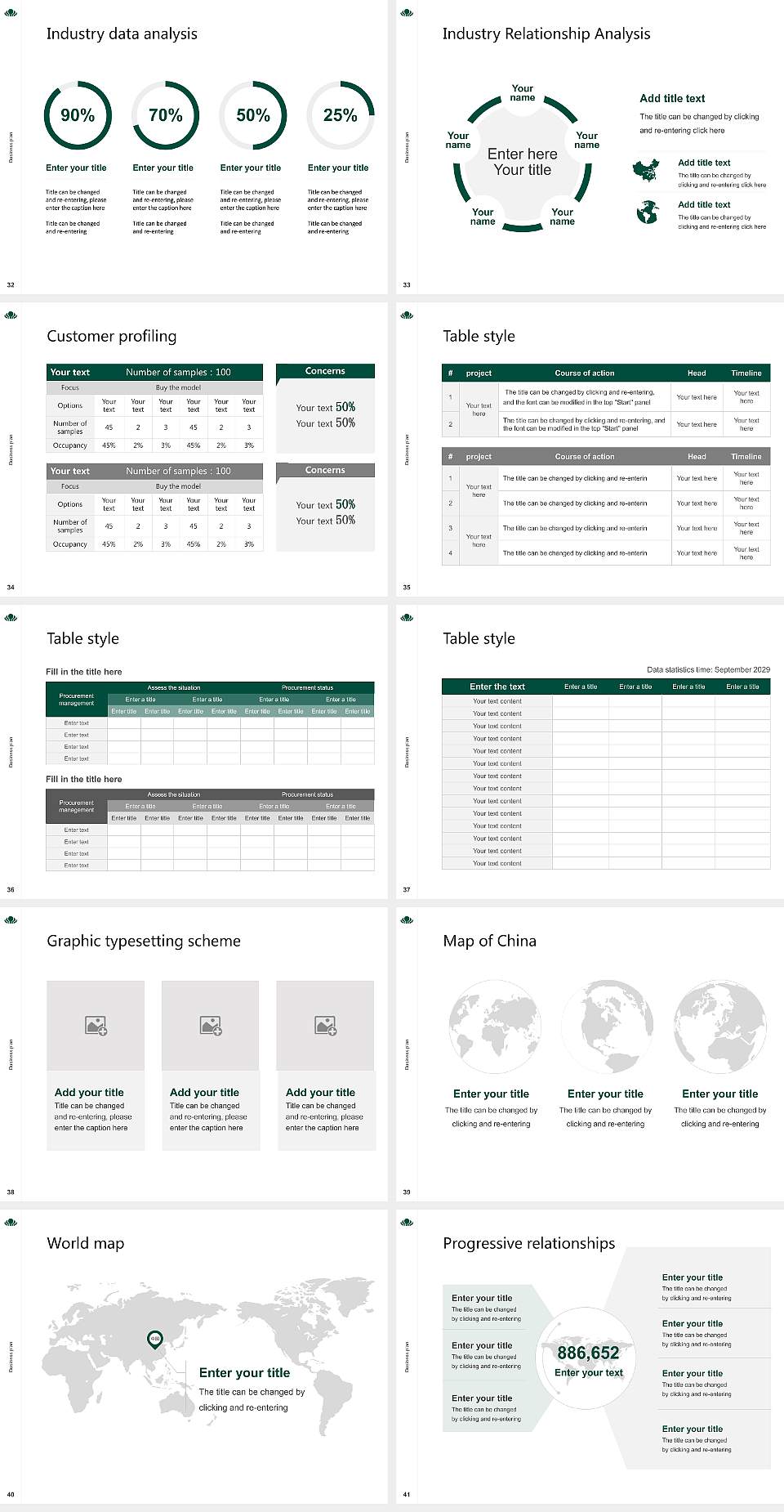 Eberswalde University for Sustainable Development Competition/Entrepreneurship Contest PPT Template4:3 ratio PPT effect preview image5