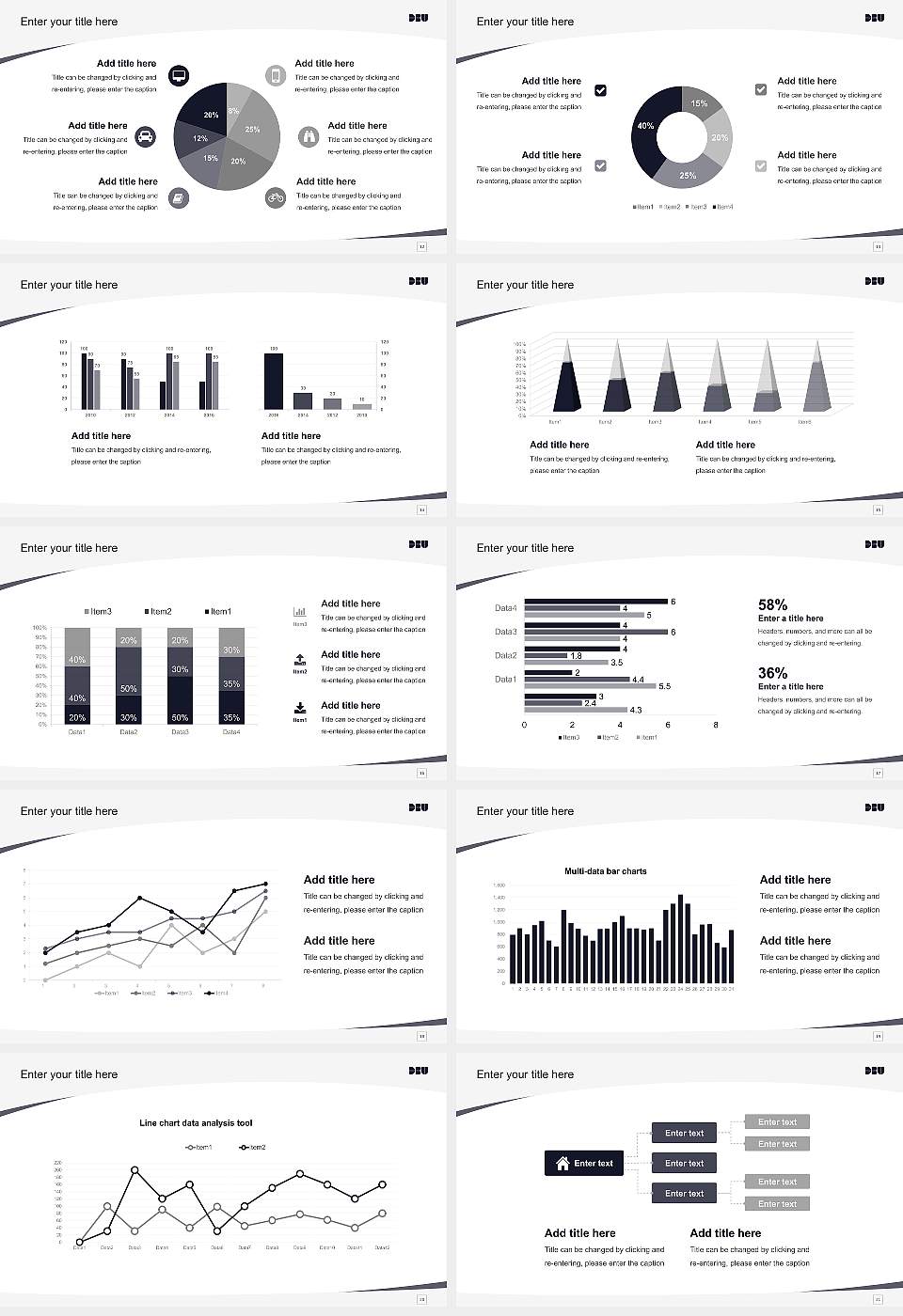 Digital Business University of Applied Sciences Course/Courseware Creation PPT Template16:9 ratio PPT effect preview image3