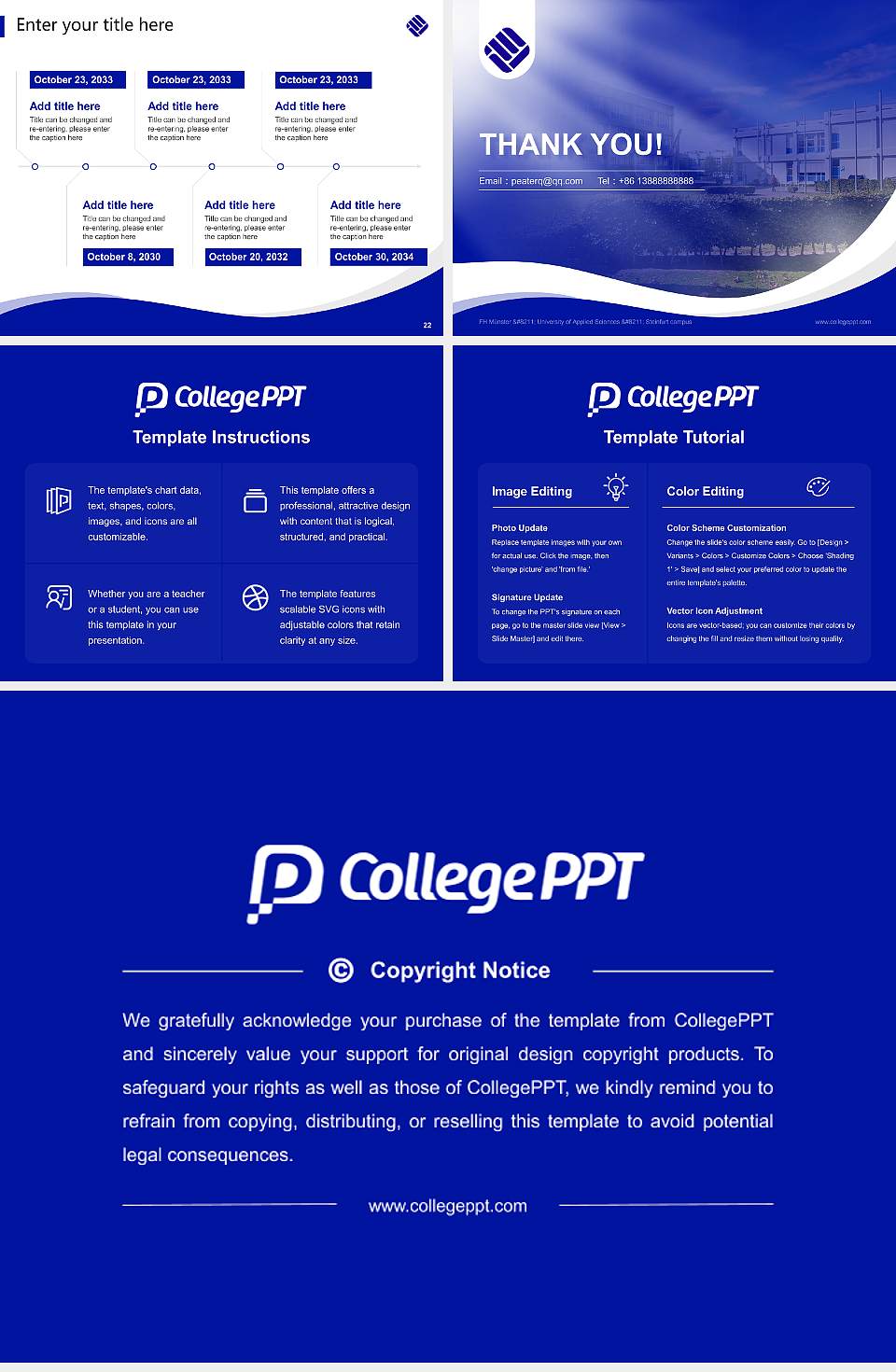 FH Münster – University of Applied Sciences – Steinfurt campus Lecture Sharing and Networking Event PPT Template4:3 ratio PPT effect preview image4