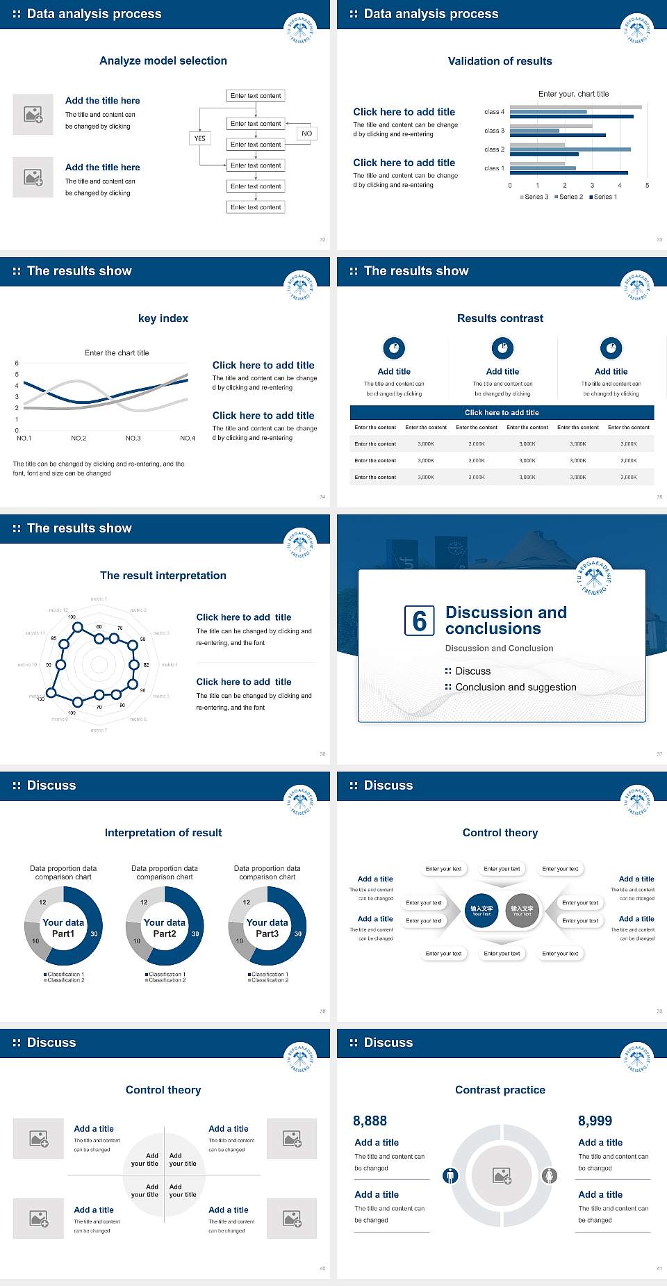 Freiberg University of Mining and Technology Graduation Thesis Defense PPT Template4:3 ratio PPT effect preview image5