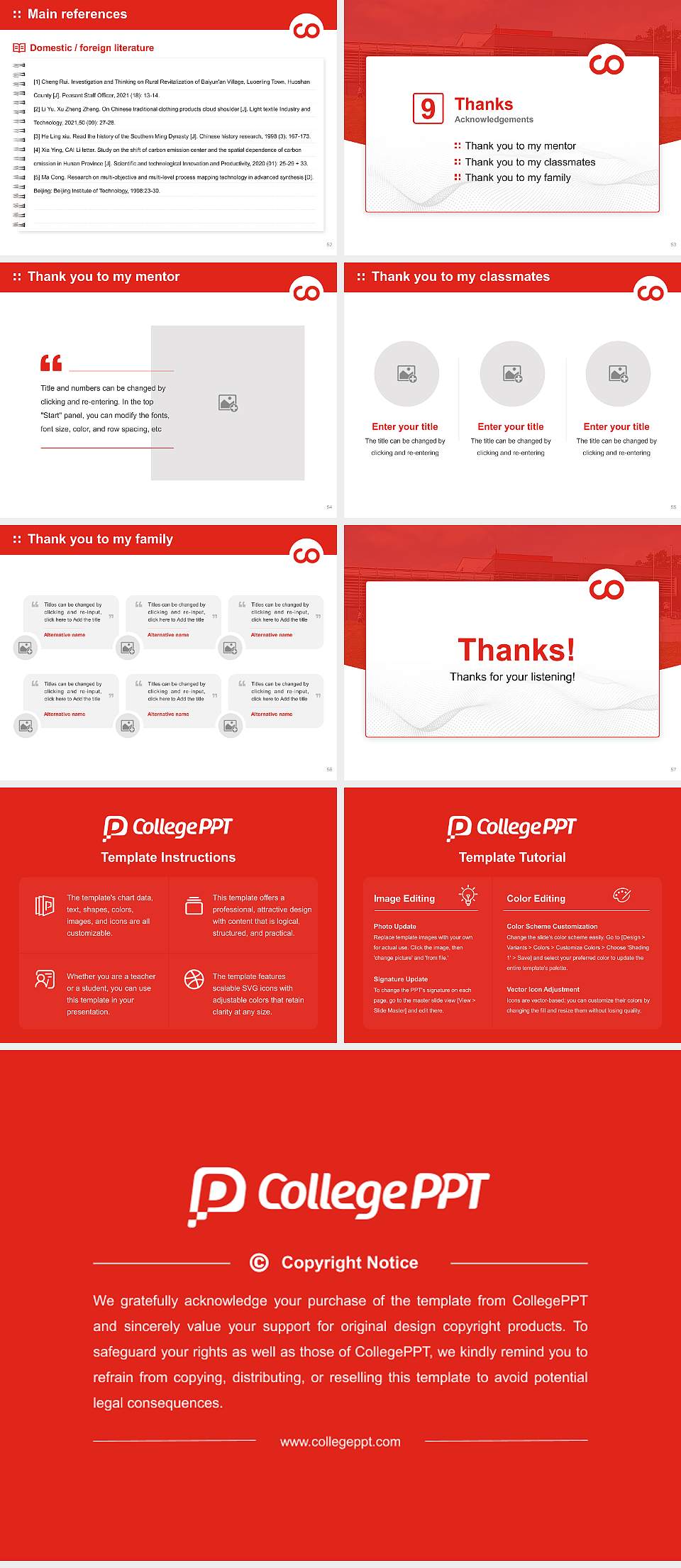 Coburg University of Applied Sciences and Arts Graduation Thesis Defense PPT Template4:3 ratio PPT effect preview image7
