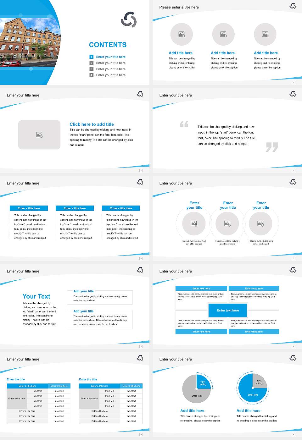 Fresenius University of Applied Sciences Course/Courseware Creation PPT Template16:9 ratio PPT effect preview image2