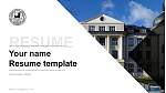 Free University of Berlin Resume PPT Template