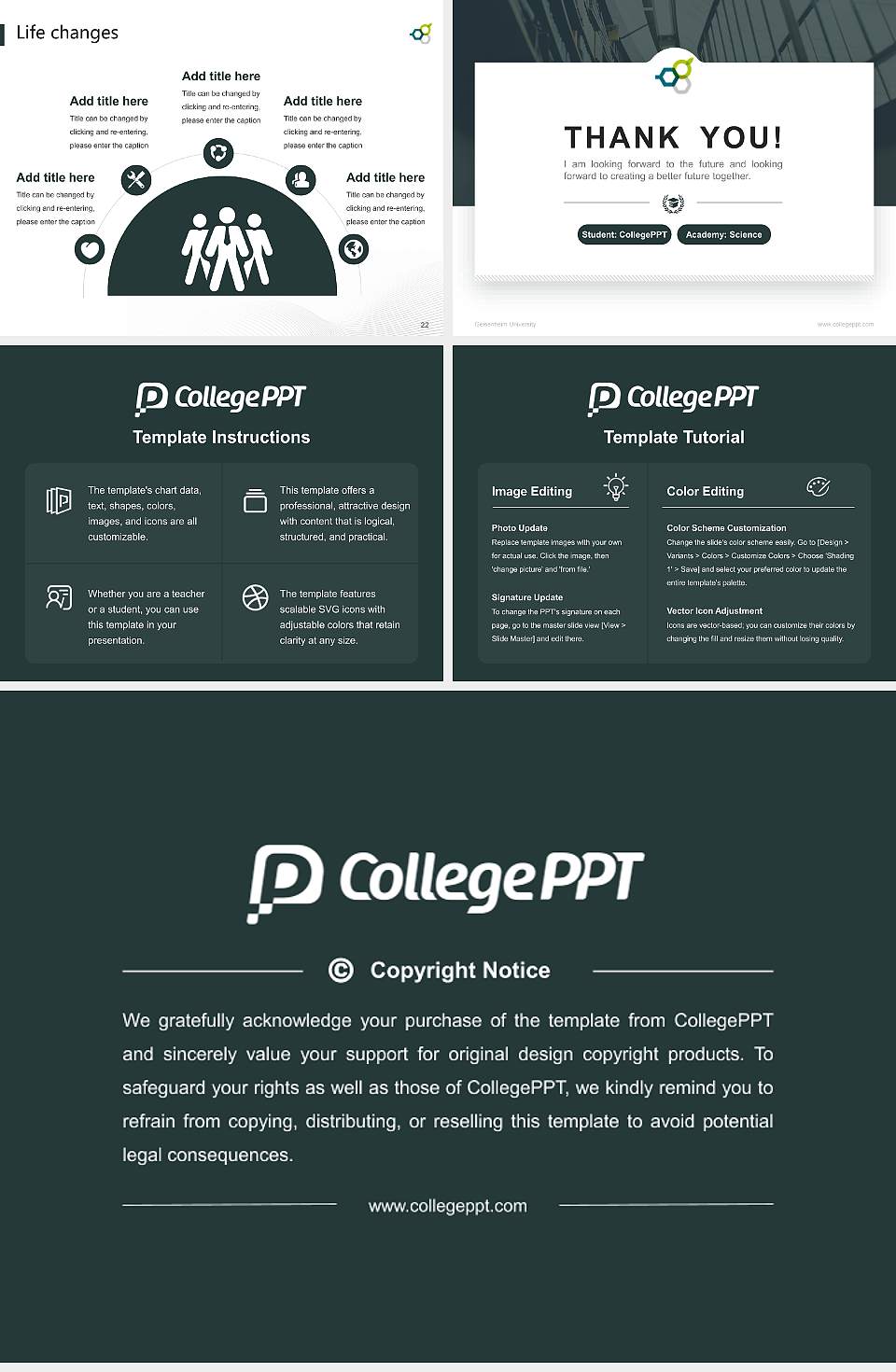 Geisenheim University National Scholarship Defense PPT Template4:3 ratio PPT effect preview image4