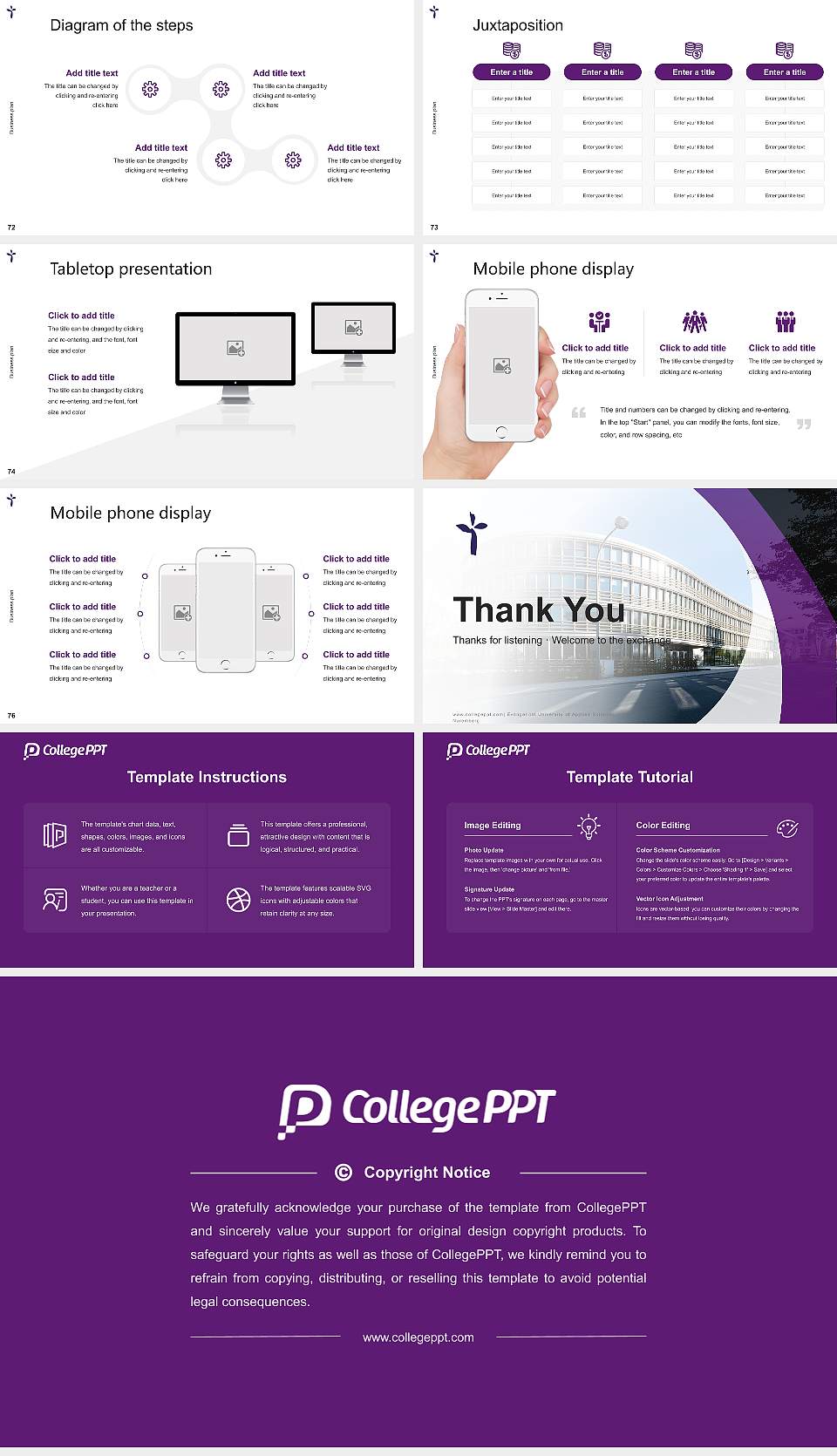 Evangelical University of Applied Sciences Nuremberg Competition/Entrepreneurship Contest PPT Template16:9 ratio PPT effect preview image9