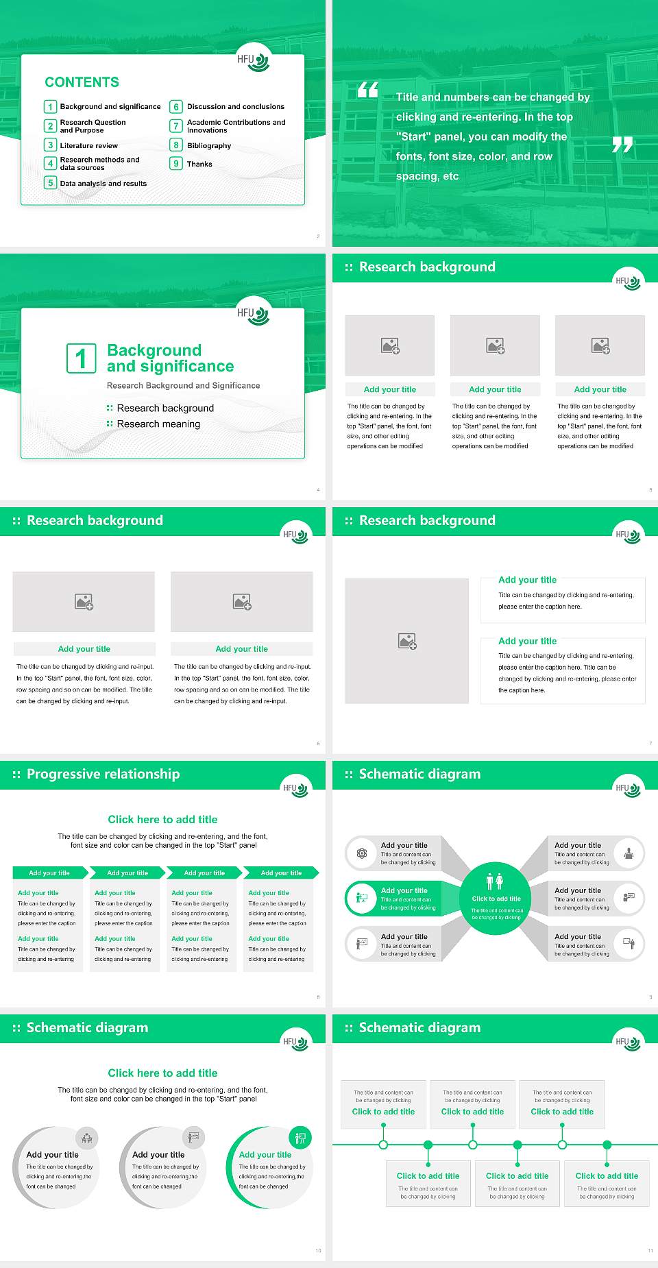 Furtwangen University Graduation Thesis Defense PPT Template4:3 ratio PPT effect preview image2