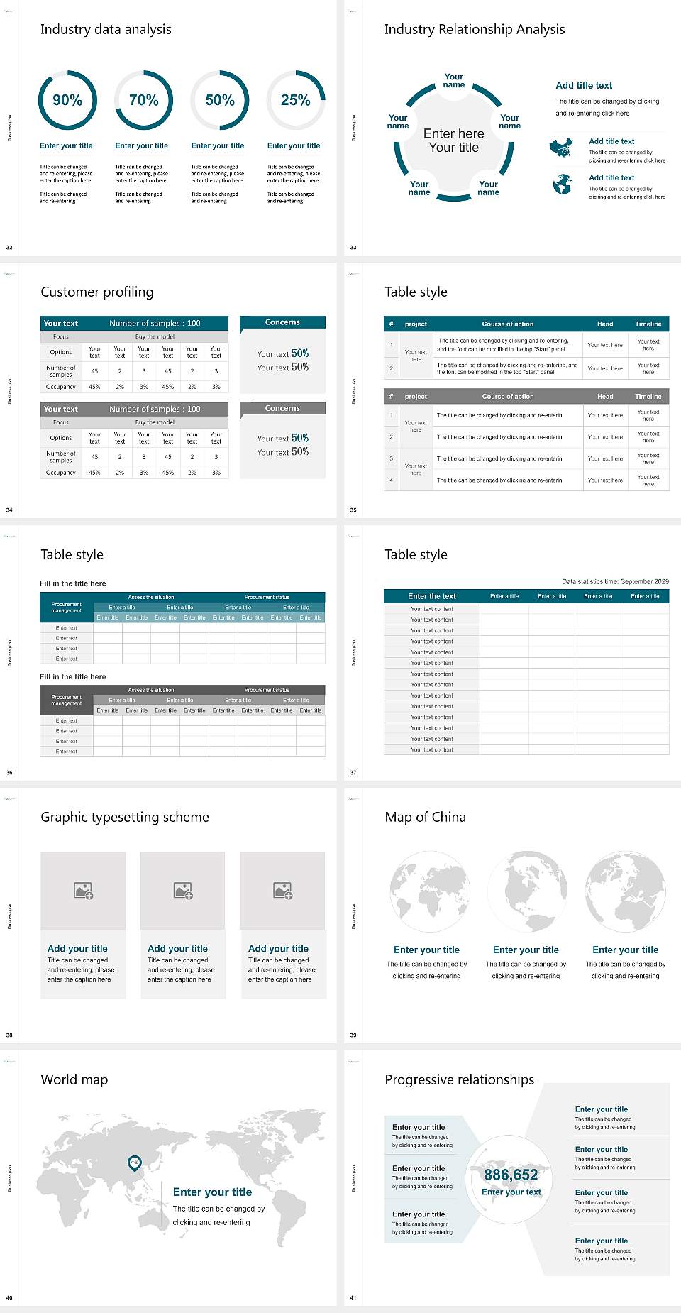 HMU Health and Medical University Competition/Entrepreneurship Contest PPT Template4:3 ratio PPT effect preview image5