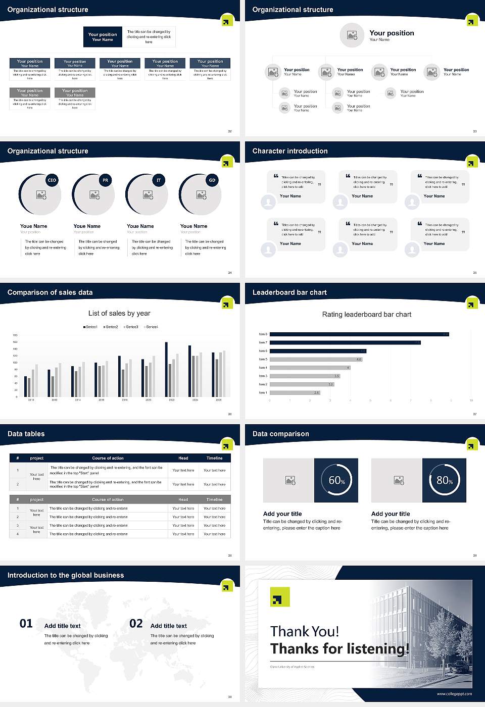 Gisma University of Applied Sciences Academic Presentation/Research Findings Report PPT Template16:9 ratio PPT effect preview image4