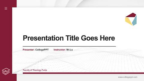 Faculty of Theology Fulda Thesis Proposal/Graduation Defense PPT Template