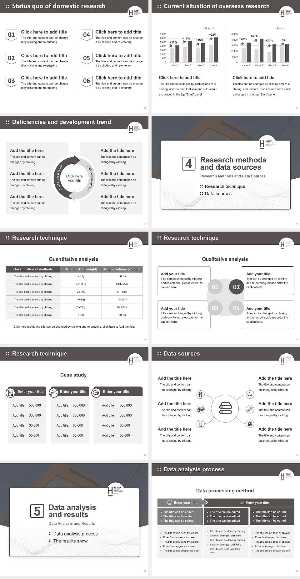 Hannover University of Applied Sciences and Arts Graduation Thesis Defense PPT Template4:3 ratio PPT effect preview image4