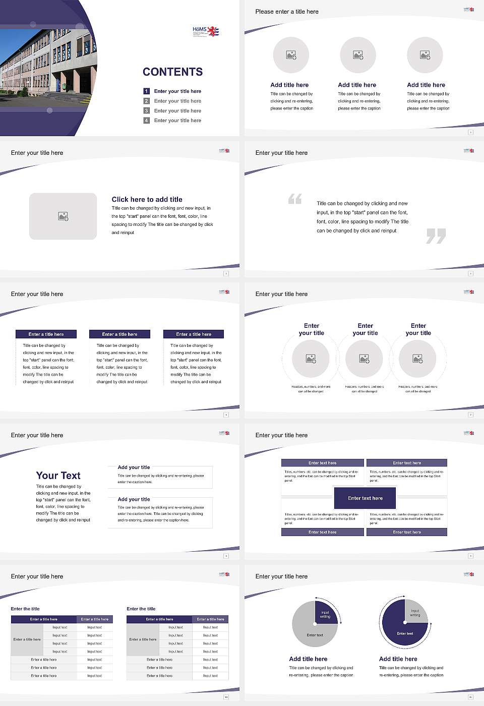 Hessian University of Public Management and Security Course/Courseware Creation PPT Template16:9 ratio PPT effect preview image2