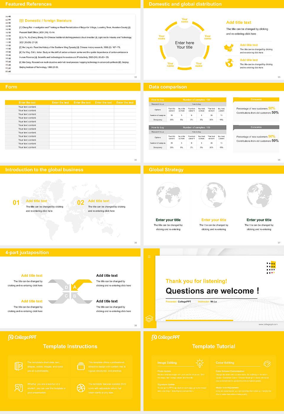 German University of Administrative Sciences Speyer Thesis Proposal/Graduation Defense PPT Template16:9 ratio PPT effect preview image4