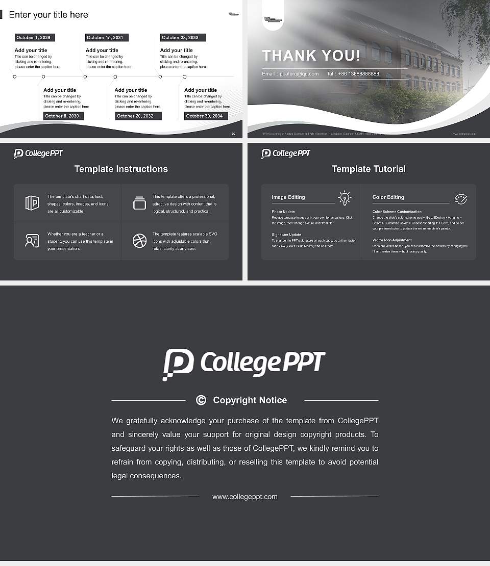 HAWK University of Applied Sciences and Arts Hildesheim_Holzminden_Göttingen – Holzminden campus Lecture Sharing and Networking Event PPT Template16:9 ratio PPT effect preview image4