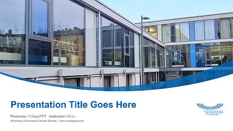 Heidelberg University of Jewish Studies Course/Courseware Creation PPT Template