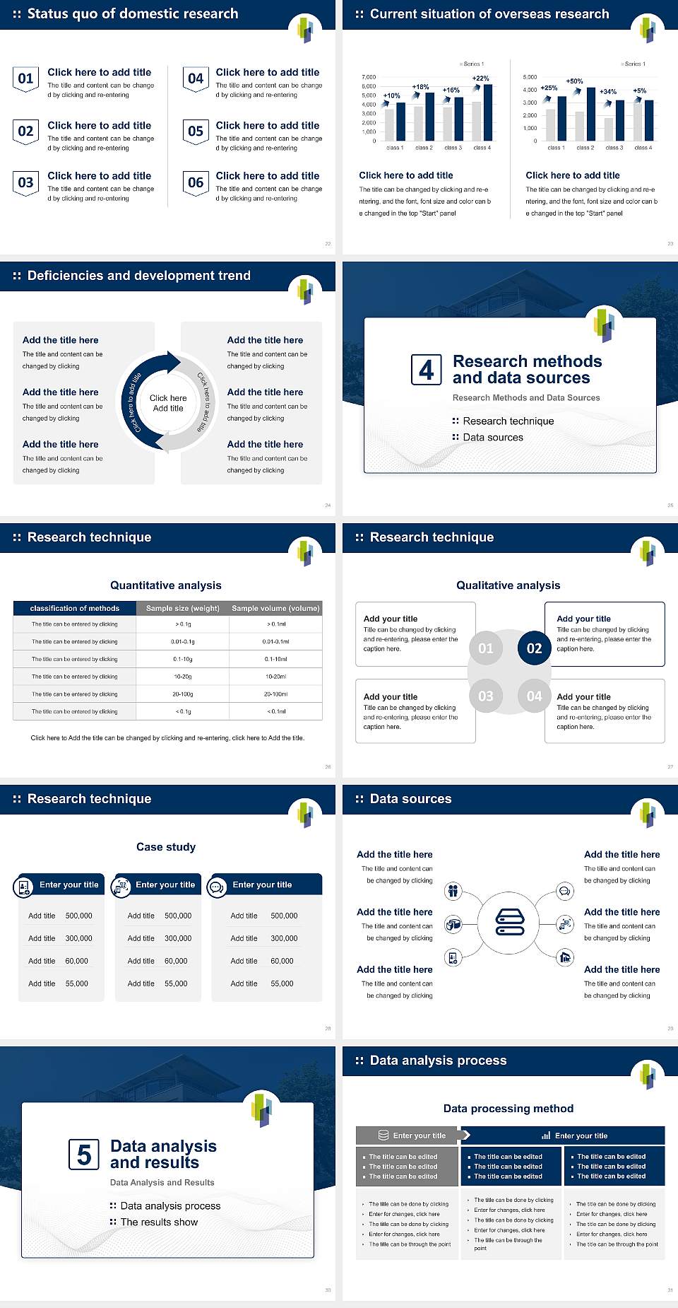 EBZ Business School Graduation Thesis Defense PPT Template4:3 ratio PPT effect preview image4