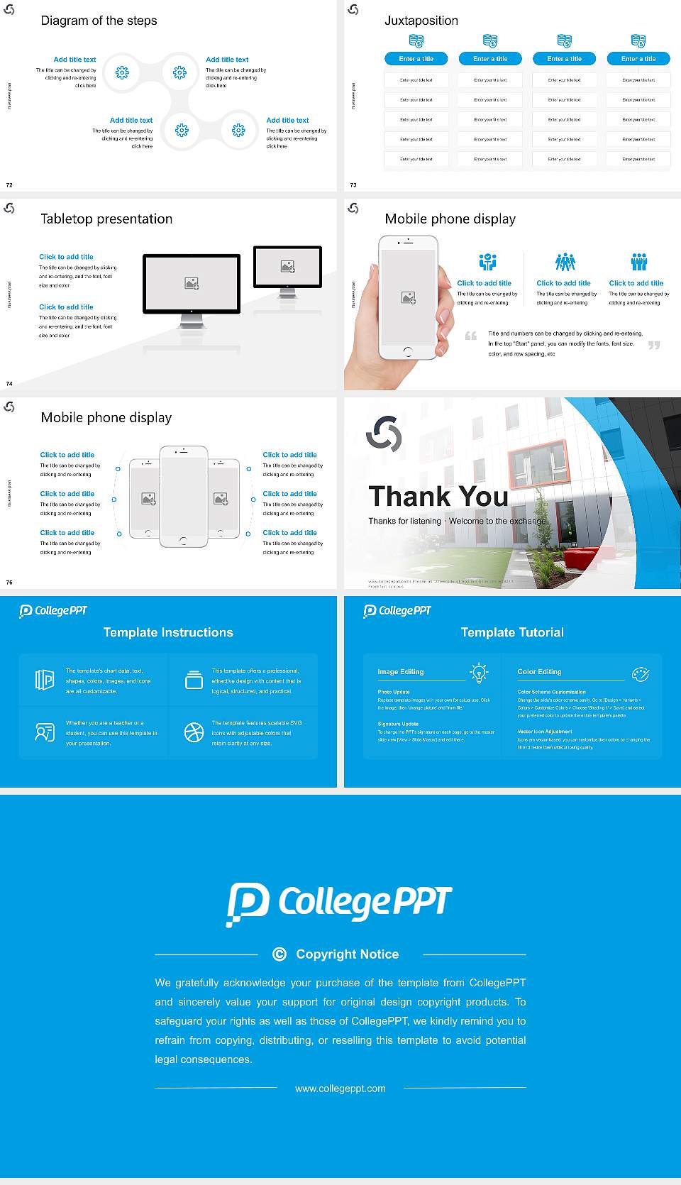 Fresenius University of Applied Sciences – Frankfurt campus Competition/Entrepreneurship Contest PPT Template16:9 ratio PPT effect preview image9