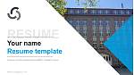 Fresenius University of Applied Sciences – Düsseldorf campus CV PPT-sjabloon