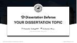 Free University of Berlin Graduation Thesis Defense PPT Template