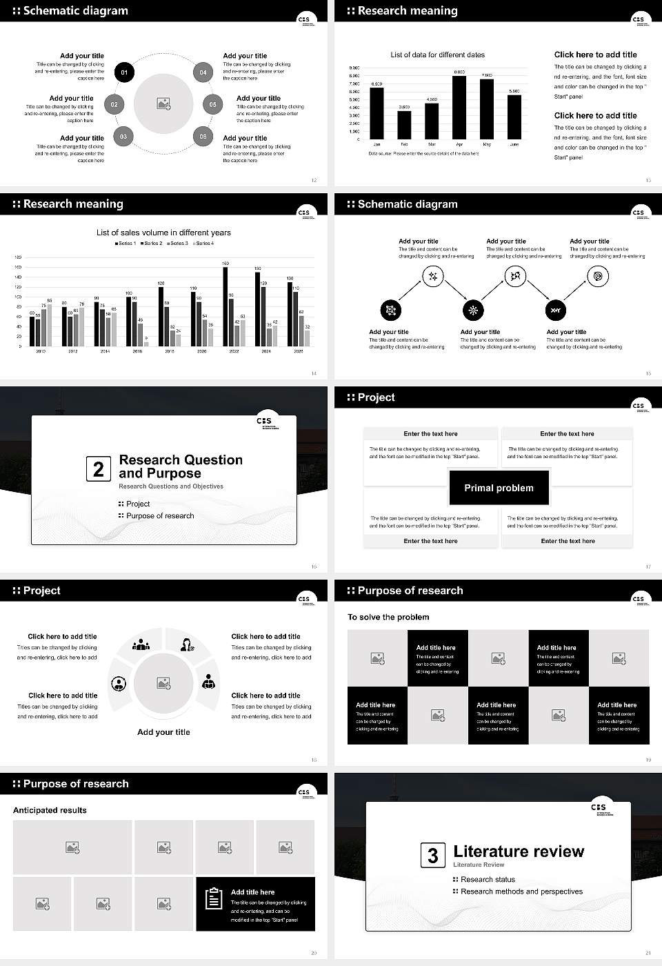 CBS International Business School – Berlin campus Graduation Thesis Defense PPT Template16:9 ratio PPT effect preview image3