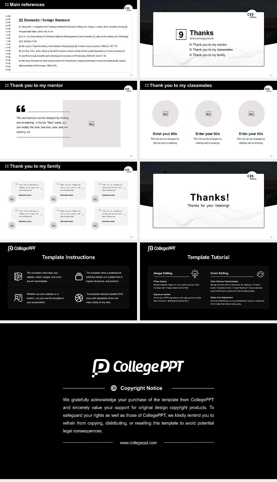 CBS International Business School – Berlin campus Graduation Thesis Defense PPT Template16:9 ratio PPT effect preview image7