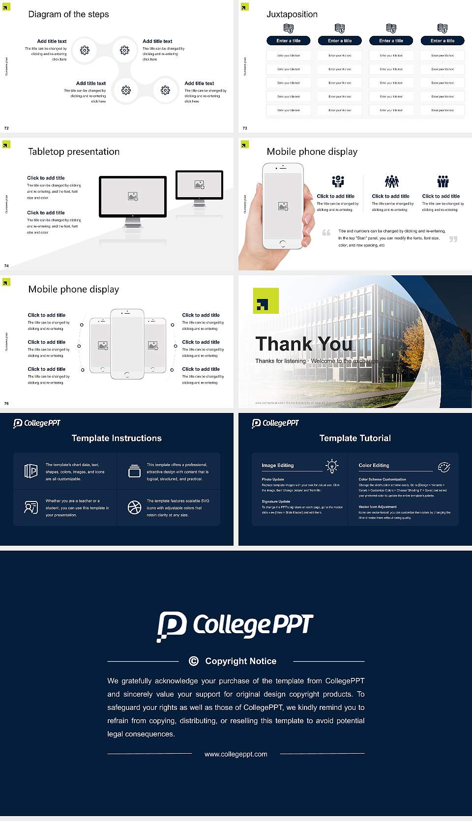 Gisma University of Applied Sciences Competition/Entrepreneurship Contest PPT Template16:9 ratio PPT effect preview image9