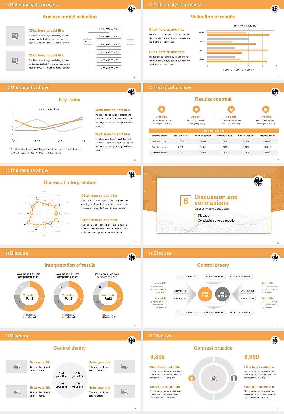 Federal University of Public Administration Graduation Thesis Defense PPT Template16:9 ratio PPT effect preview image5