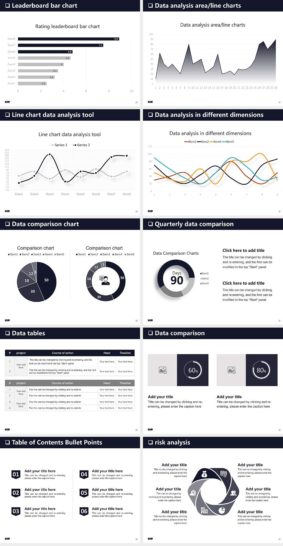 Digital Business University of Applied Sciences General PPT Template4:3 ratio PPT effect preview image4