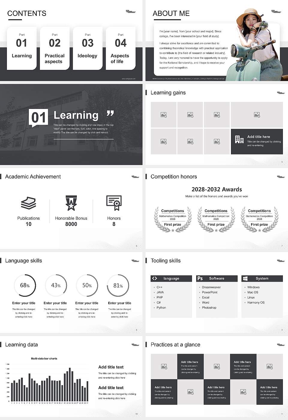 HAWK University of Applied Sciences and Arts Hildesheim_Holzminden_Göttingen – Göttinge campus National Scholarship Defense PPT Template16:9 ratio PPT effect preview image2