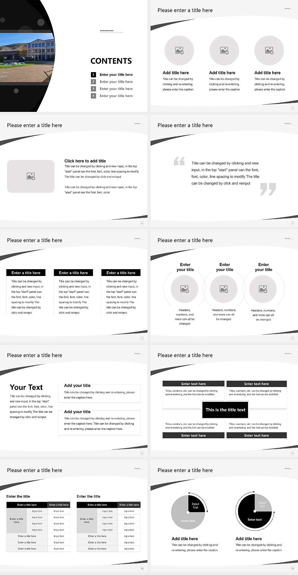 Harz University of Applied Sciences Course/Courseware Creation PPT Template4:3 ratio PPT effect preview image2