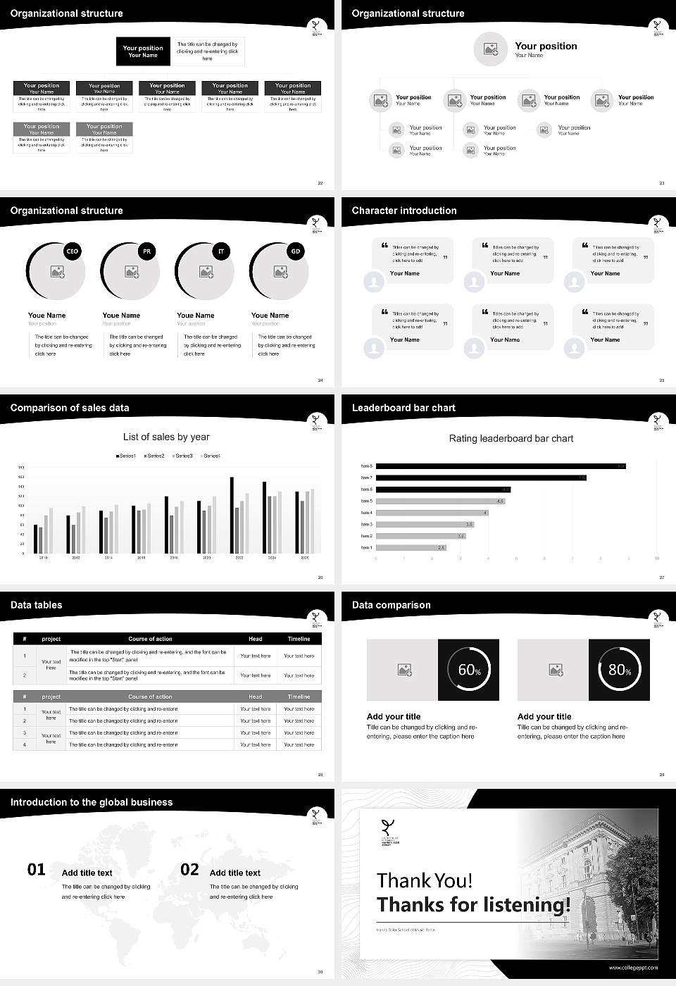 Hanns Eisler School of Music Berlin Academic Presentation/Research Findings Report PPT Template16:9 ratio PPT effect preview image4