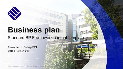 FH Münster – University of Applied Sciences Competition/Entrepreneurship Contest PPT Template