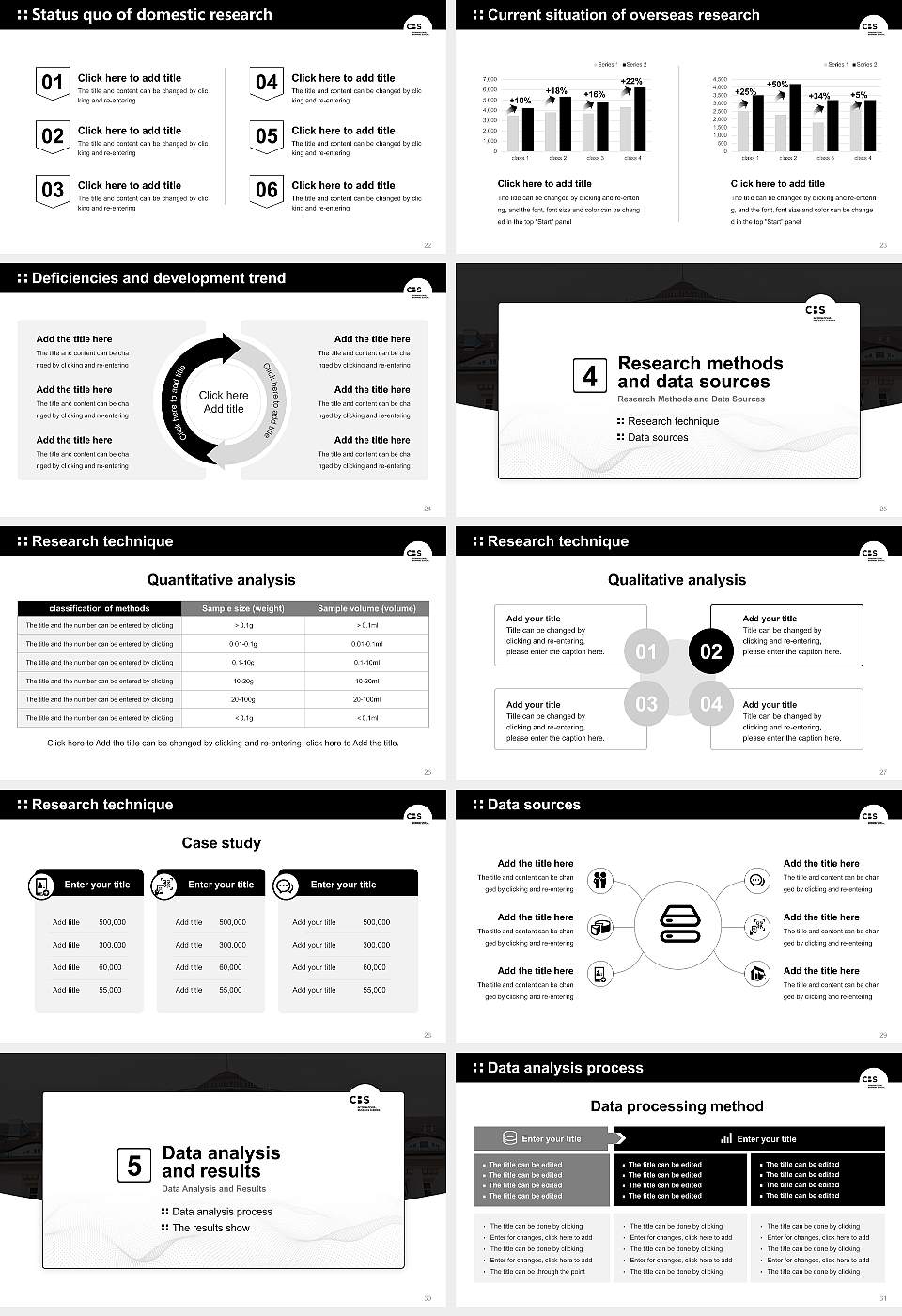 CBS International Business School – Rostock campus Graduation Thesis Defense PPT Template16:9 ratio PPT effect preview image4