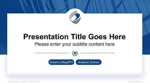 Free University of Stuttgart – Waldorf Education National Scholarship Defense PPT Template