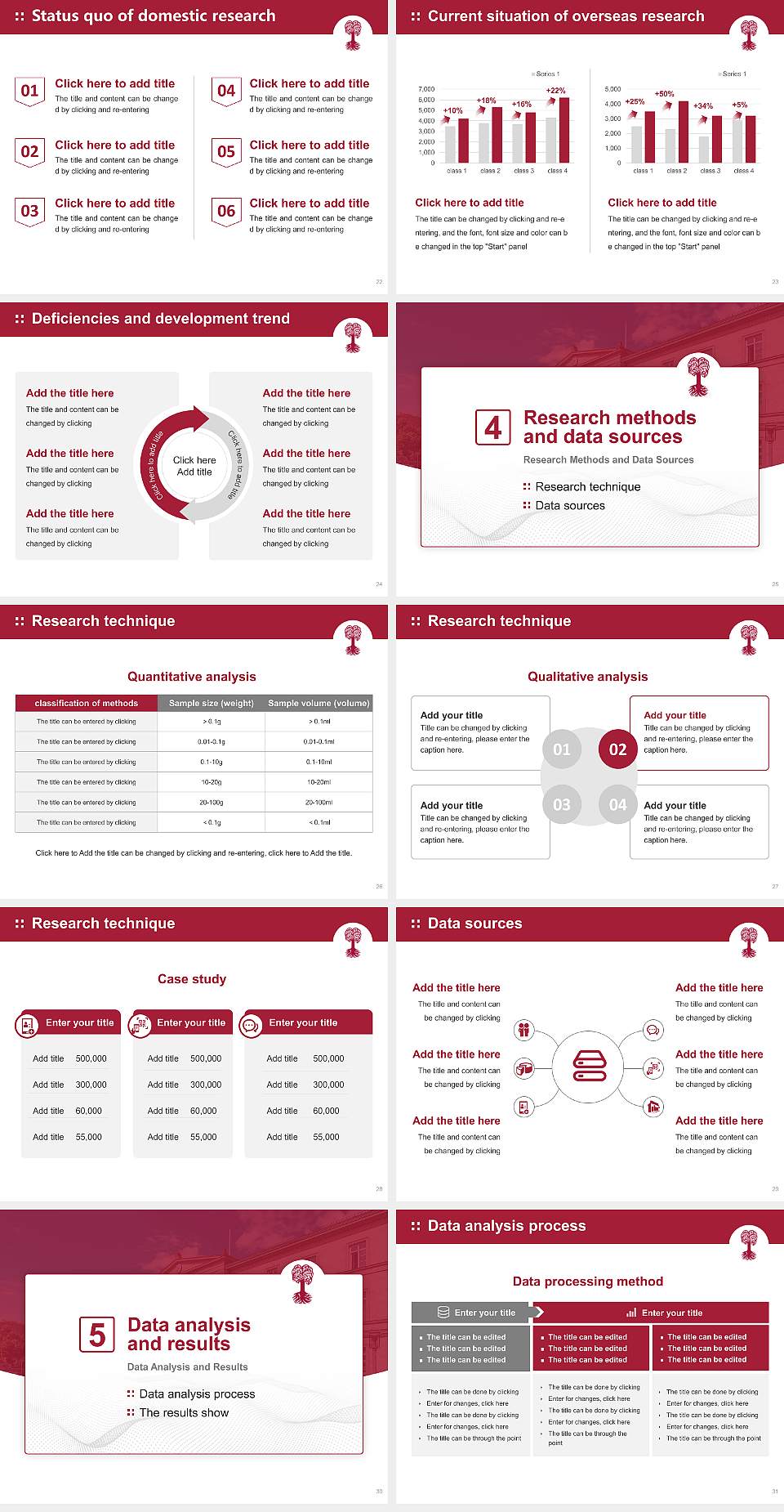 Eberhard Karls University of Tübingen Graduation Thesis Defense PPT Template4:3 ratio PPT effect preview image4