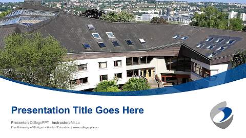 Free University of Stuttgart – Waldorf Education Course/Courseware Creation PPT Template