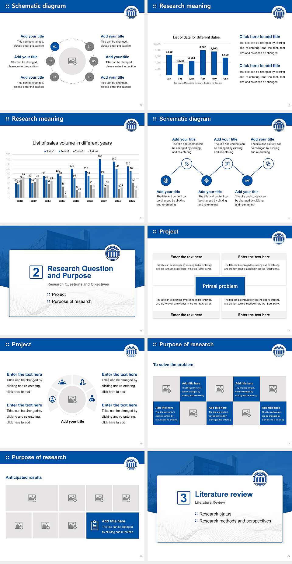 German Sport University Cologne Graduation Thesis Defense PPT Template4:3 ratio PPT effect preview image3
